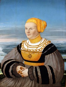 Retrato de Anna von Holzhausen, de nome Ratzeburg de Conrad Faber von Kreuznach